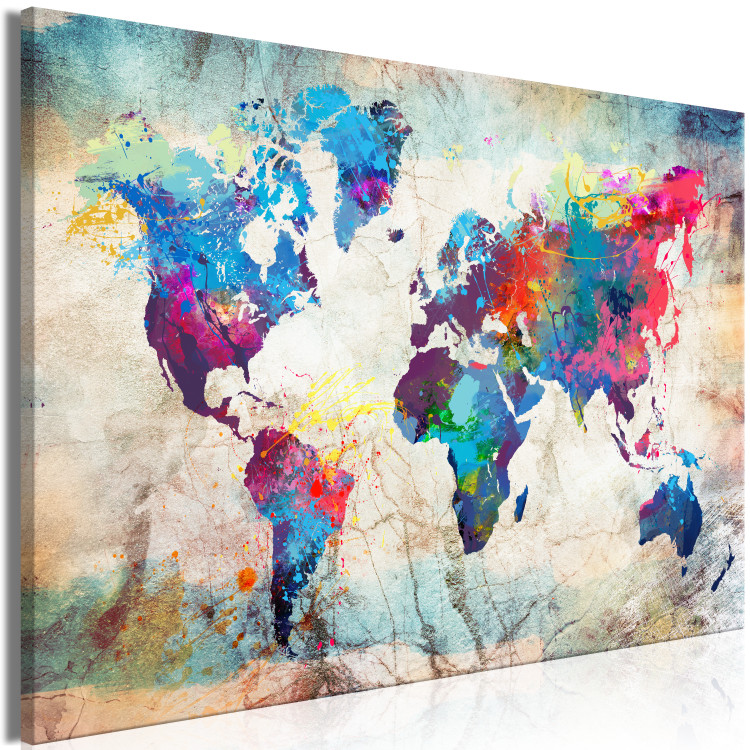Large canvas print World Maps: Modern Style [Large Format] 128676 additionalImage 3