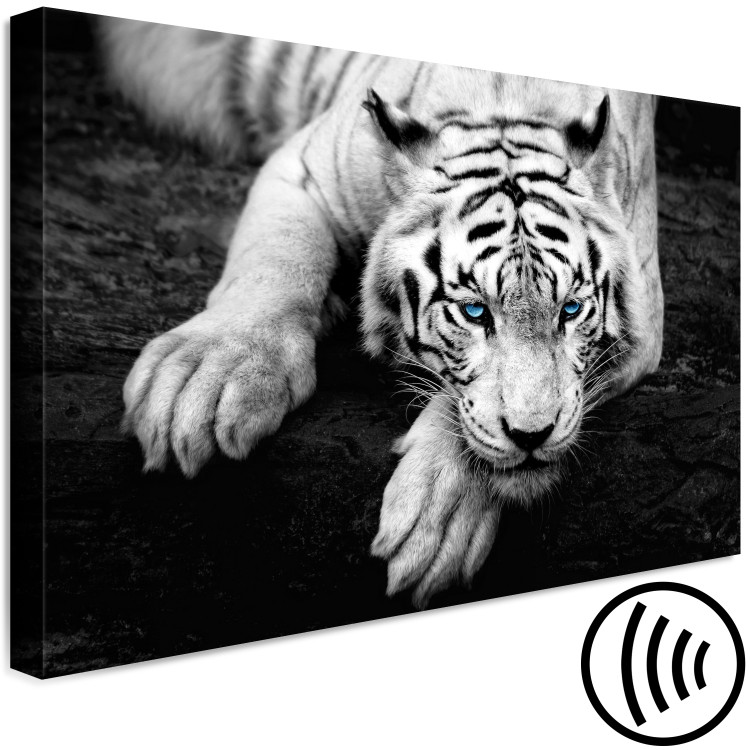 Canvas Menacing Look (1-part) wide - second variant - animals 128776 additionalImage 6