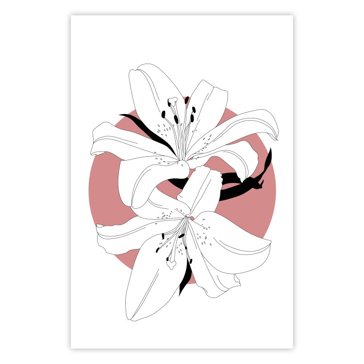 Poster Lilies in Circle [Poster] 129376