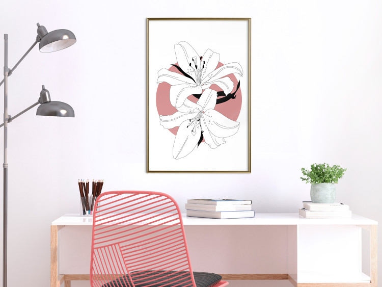 Poster Lilies in Circle [Poster] 129376 additionalImage 7