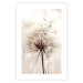 Wall Poster Magnetic Breeze - dandelion flower in the wind in sepia colors 131776 additionalThumb 26