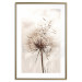 Wall Poster Magnetic Breeze - dandelion flower in the wind in sepia colors 131776 additionalThumb 19