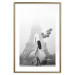 Poster Stroll in the Wind - woman with large balloons against the backdrop of the Eiffel Tower 132276 additionalThumb 14