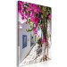 Canvas Lonely Alley (1-piece) Vertical - summer street scene in Greece 136076 additionalThumb 2