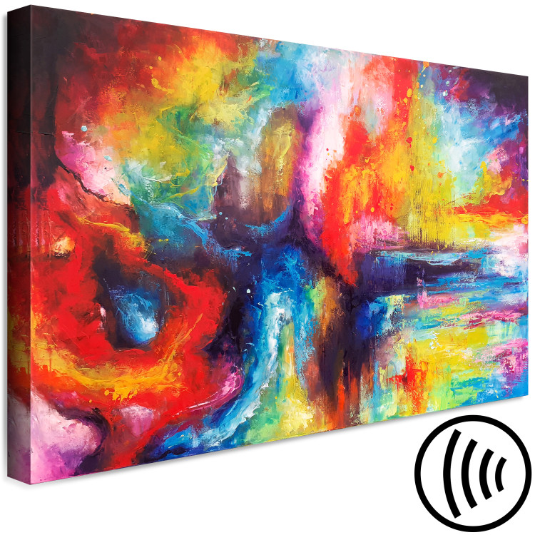 Canvas Galaxies (1-piece) Wide - artistic colorful abstraction 137176 additionalImage 6