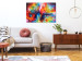 Canvas Galaxies (1-piece) Wide - artistic colorful abstraction 137176 additionalThumb 3