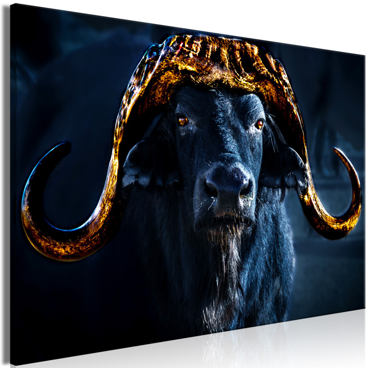 Large canvas print Golden Horns [Large Format] 137576 additionalImage 3