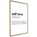 Poster Self Love - black English texts on a contrasting white background 138876 additionalThumb 20