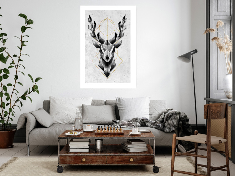 Wall Poster Grey Deer [Poster] 143676 additionalImage 11