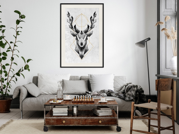 Wall Poster Grey Deer [Poster] 143676 additionalImage 9