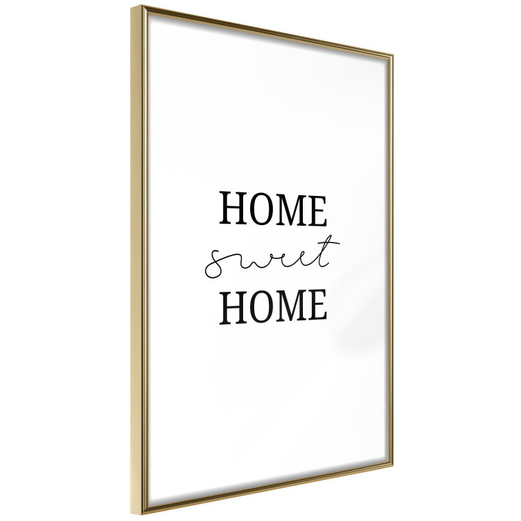Poster Sweet Home - Minimalist Black Sentence on a White Background 146176 additionalImage 11