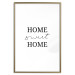 Poster Sweet Home - Minimalist Black Sentence on a White Background 146176 additionalThumb 24