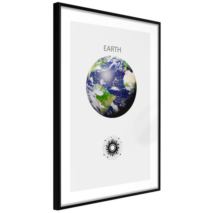 Wall Poster Green Planet - Earth, Abstract Composition with the Solar System II 146476 additionalImage 10