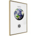 Wall Poster Green Planet - Earth, Abstract Composition with the Solar System II 146476 additionalThumb 6