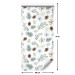 Wallpaper Watercolor Nature - Flowers, Cones and Twigs in Calm Colors 149876 additionalThumb 7