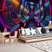 Wall Mural Arcade Machines - A Multi-Colored Gaming Room in Neon Light 150676 additionalThumb 8