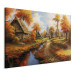 Large canvas print A Small Medieval Town - A Picture of the Polish Countryside During Autumn [Large Format] 151576 additionalThumb 3