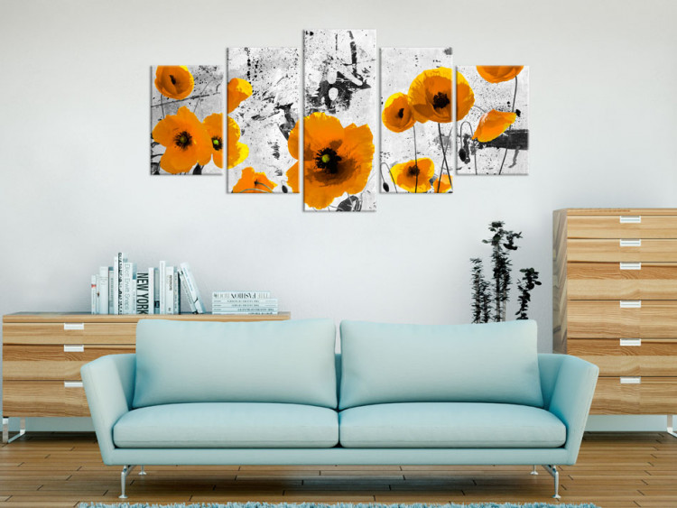 Canvas Poppies in the royal color 55476 additionalImage 3