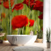 Wall Mural Poppies in the Grain - Close-up of Red Flowers on a Blurred Meadow Background 60376 additionalThumb 8