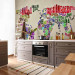 Wall Mural World map - continents with shape of countries in the form of English names 96876 additionalThumb 7