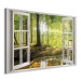 Canvas Art Print Window: View on Forest 105186 additionalThumb 2
