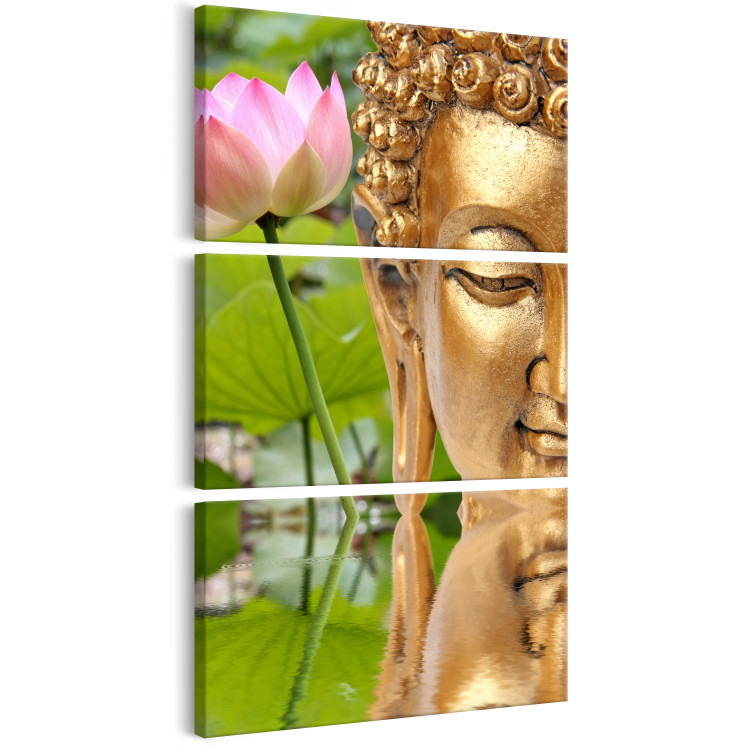 Canvas Art Print Statue with a Flower 106786 additionalImage 2