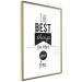 Wall Poster The Best Things in Life Are Free - black and white composition with texts 114686 additionalThumb 6