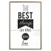 Wall Poster The Best Things in Life Are Free - black and white composition with texts 114686 additionalThumb 16
