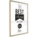 Wall Poster The Best Things in Life Are Free - black and white composition with texts 114686 additionalThumb 12