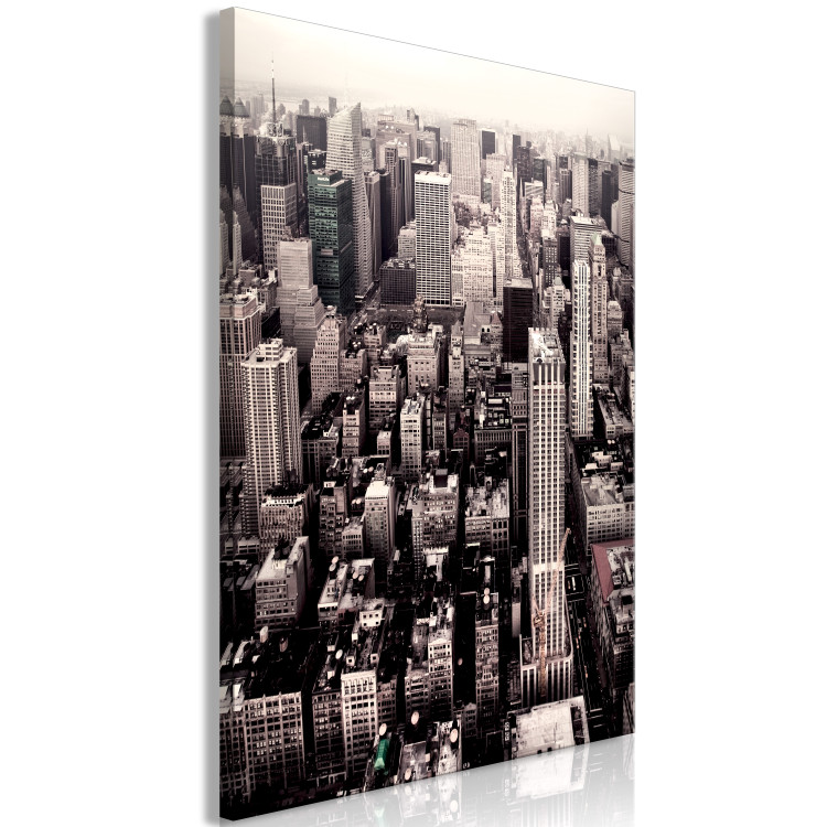 Canvas Print Manhattan In Sepia (1 Part) Vertical 116686 additionalImage 2