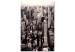 Canvas Print Manhattan In Sepia (1 Part) Vertical 116686