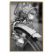 Poster Bicycle Details - black and white composition with a close-up of a bike 117786 additionalThumb 20