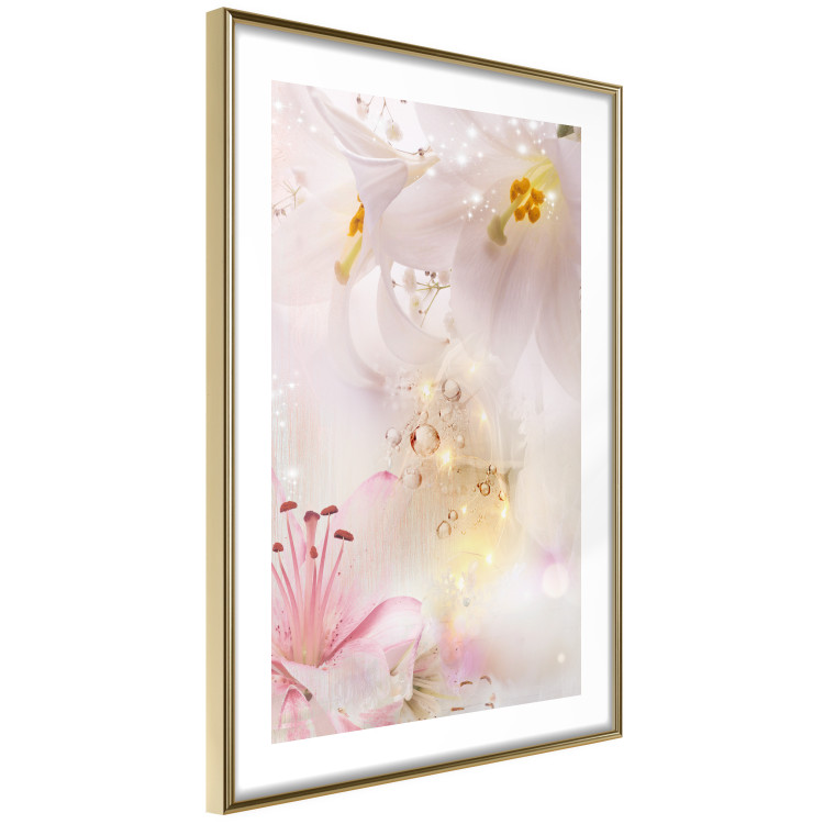 Poster Lilac Paradise - colorful composition with floral motif and water droplets 117886 additionalImage 5
