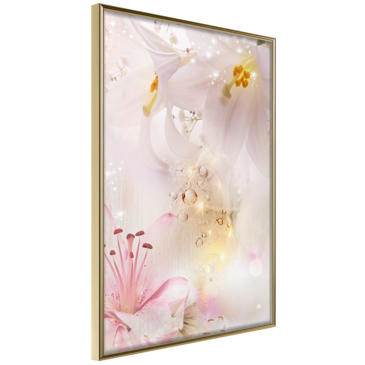 Poster Lilac Paradise - colorful composition with floral motif and water droplets 117886 additionalImage 11