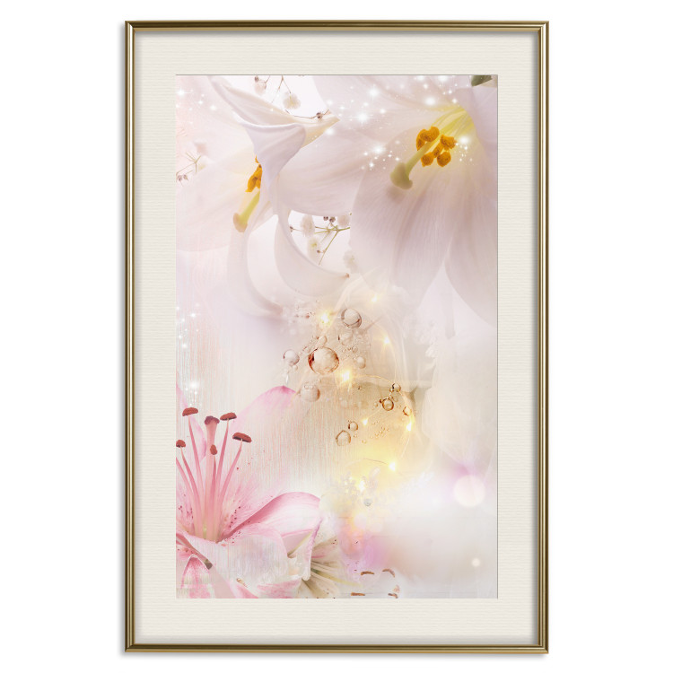 Poster Lilac Paradise - colorful composition with floral motif and water droplets 117886 additionalImage 19