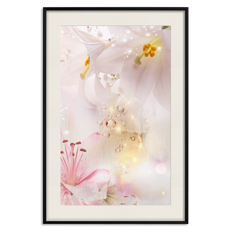 Poster Lilac Paradise - colorful composition with floral motif and water droplets 117886 additionalImage 18