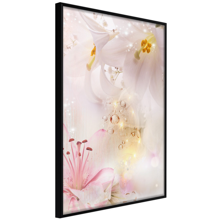 Poster Lilac Paradise - colorful composition with floral motif and water droplets 117886 additionalImage 11