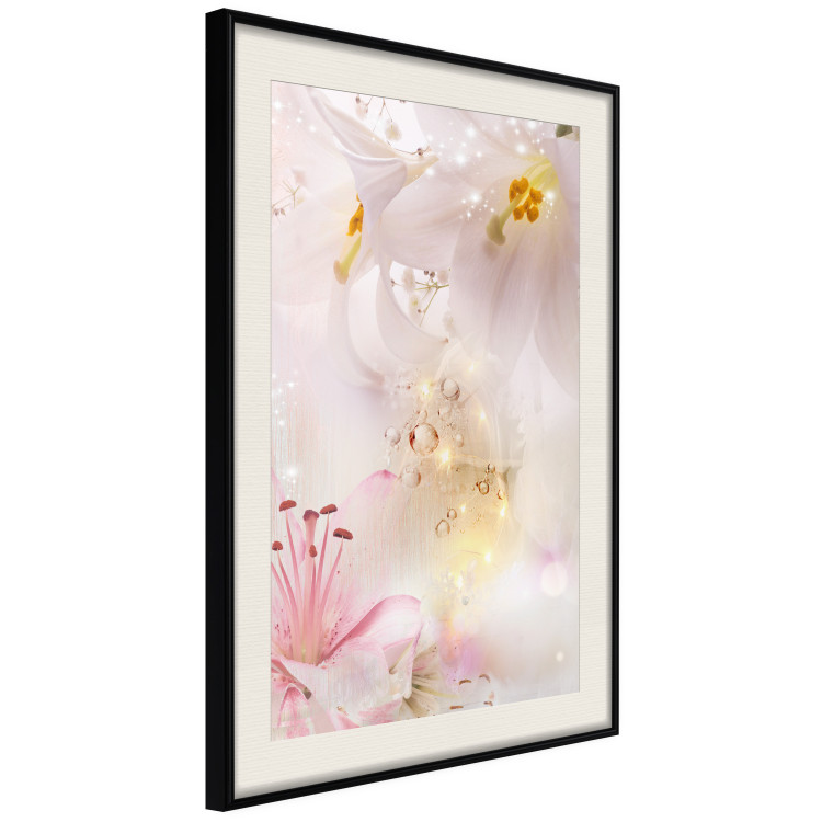 Poster Lilac Paradise - colorful composition with floral motif and water droplets 117886 additionalImage 3