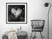 Wall Poster Gift Me Love - black and white heart adorned with floral ornaments 121886 additionalThumb 22