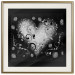 Wall Poster Gift Me Love - black and white heart adorned with floral ornaments 121886 additionalThumb 19