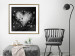 Wall Poster Gift Me Love - black and white heart adorned with floral ornaments 121886 additionalThumb 15