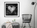 Wall Poster Gift Me Love - black and white heart adorned with floral ornaments 121886 additionalThumb 6