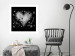 Wall Poster Gift Me Love - black and white heart adorned with floral ornaments 121886 additionalThumb 4
