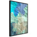 Poster Colors of the Lake - abstract spots on a crumpled paper texture 122286 additionalThumb 12