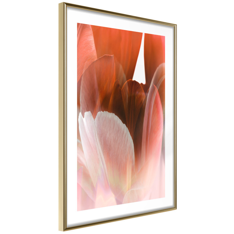 Wall Poster Mysterious Interior - flower with red plant motif with glow 124486 additionalImage 6