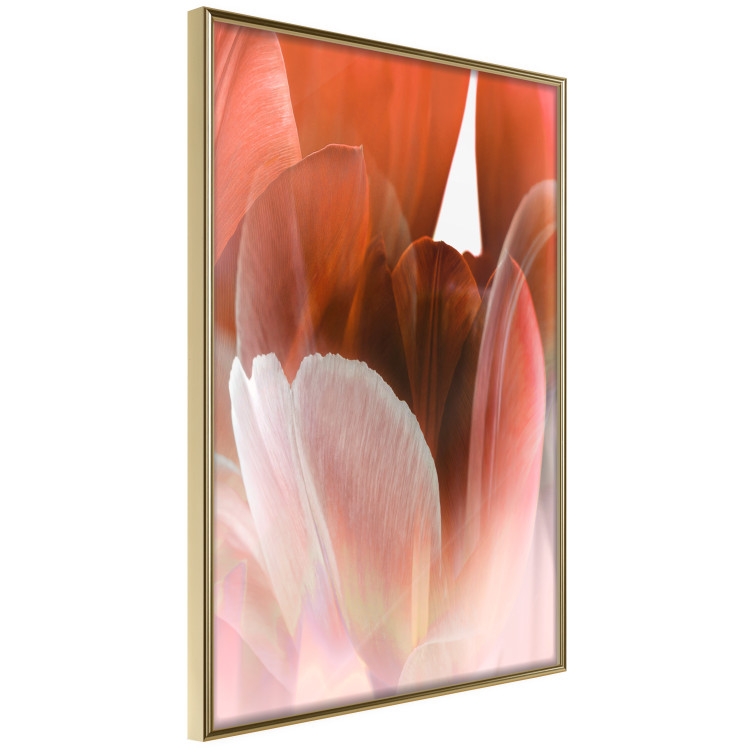 Wall Poster Mysterious Interior - flower with red plant motif with glow 124486 additionalImage 12