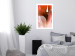 Wall Poster Mysterious Interior - flower with red plant motif with glow 124486 additionalThumb 2