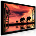 Large canvas print Evening Elephant Walk II [Large Format] 125586 additionalThumb 3