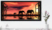 Large canvas print Evening Elephant Walk II [Large Format] 125586 additionalThumb 6