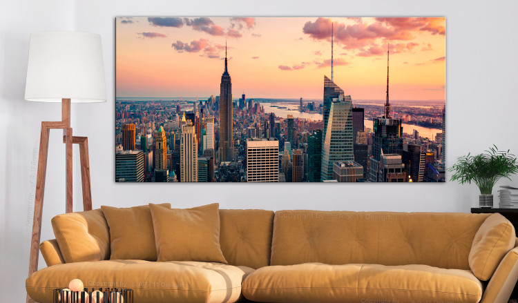 Large canvas print Sea of Skyscrapers - NYC II [Large Format] 128686 additionalImage 6